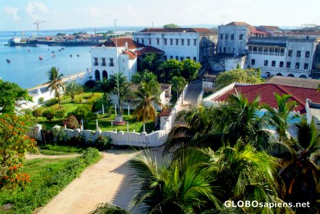 Postcard Zanzibar, Stone Town - northern view