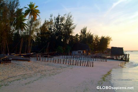 Postcard Zanzibar, Nungwi - the beach