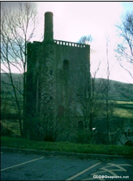 Postcard Waterworks tower, Lumbutts