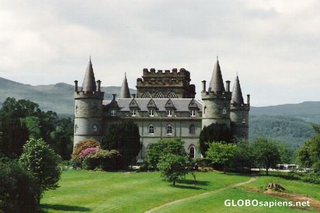 Postcard Dunrobin castle