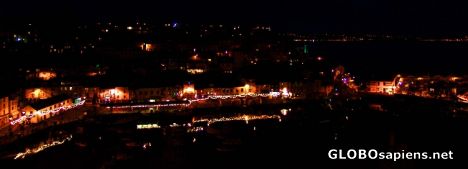 Postcard Brixham Harbour at Night