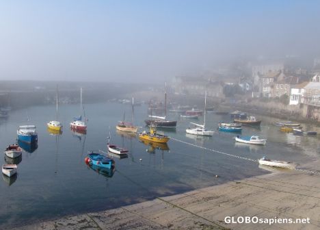 Postcard Mousehole in the Morning Mist