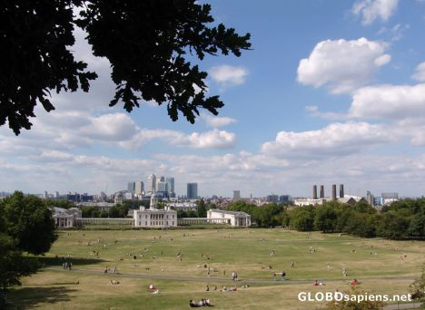 Postcard View from Greenwich Royal Observatory