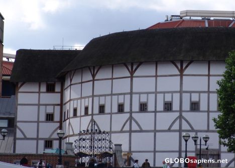 Postcard Shakespeare's Globe Theatre, Bankside, Southwark,