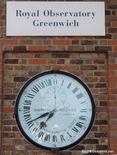 Postcard Royal Observatory Greenwich - Timekeeper