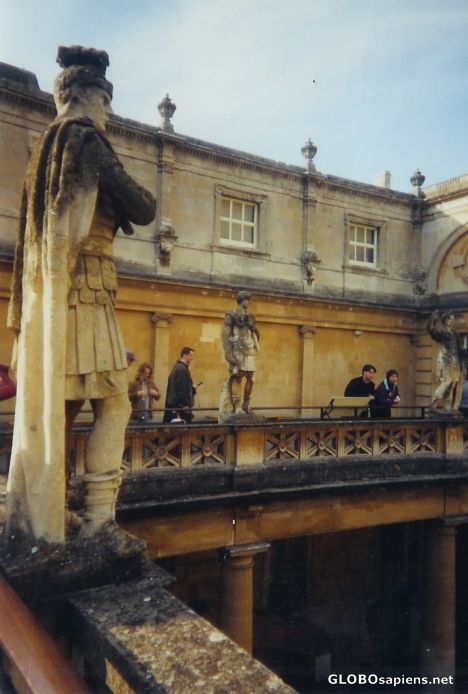 Postcard Roman Bath