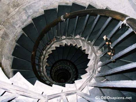 Postcard Staircase of the Monument