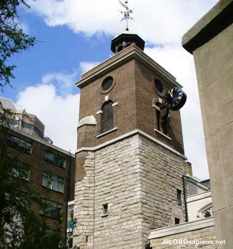 Postcard St Olave's Tower