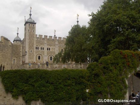 Postcard Tower of London - The White Tower