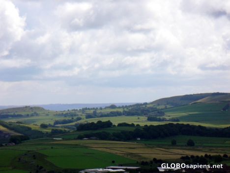 Postcard View of the  Peak District National Park 2