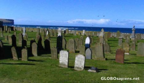Postcard Brough - Orkney Island