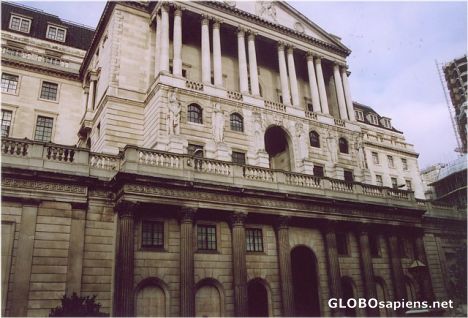 Postcard Bank of England