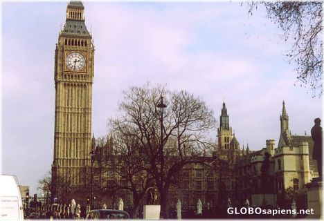 Postcard Big Ben and Houses of Parliament