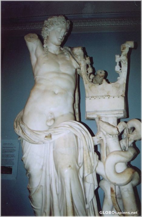 Postcard Statue of Hermes