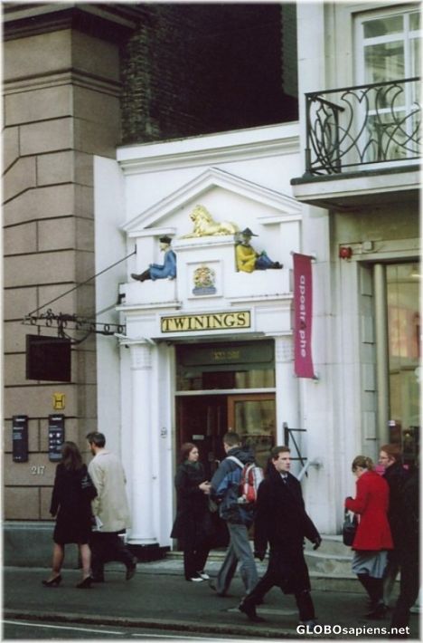 Postcard The Twinings Store