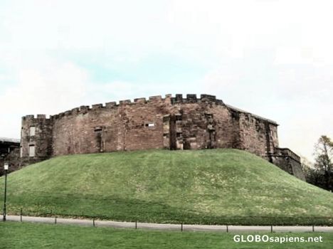 Postcard Chester castle