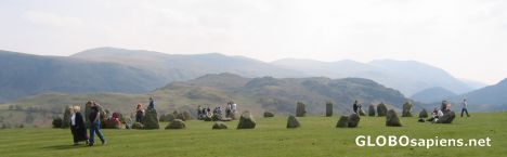 Postcard Castlerigg stone cirlce