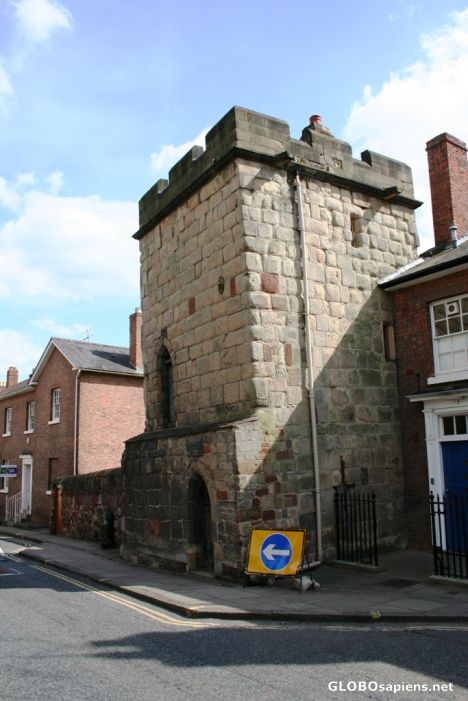Postcard Tower on the town wall