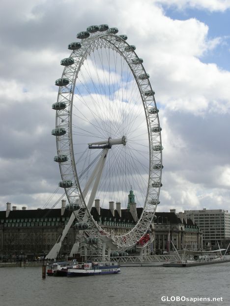 Postcard Millennium Wheel, London.