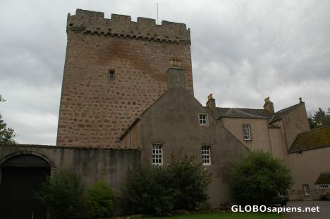 Postcard Kilravock Castle, Scotland.