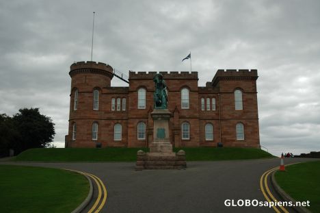 Postcard Inverness Castle, Scotland.