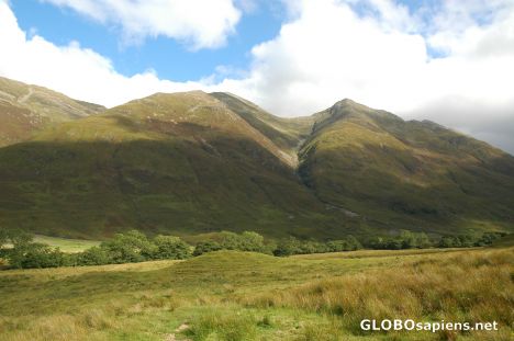 Postcard Road to Kyle Of Lochalsh, Scotland.