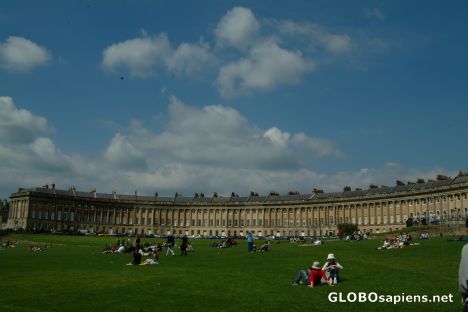 Postcard View of the Royal Crescent