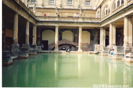 The roman bathhouse in Bath UK. (not Cheltenham)