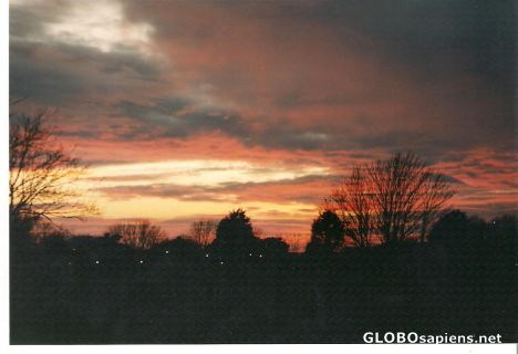 Postcard Devon also has sunsets!