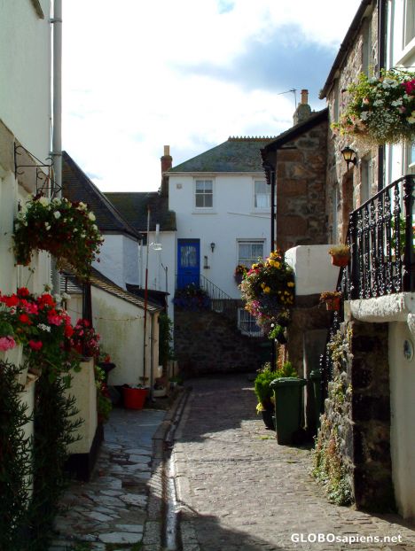 St Ives - a narrow street