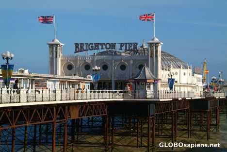 Postcard Brighton (GB) - the Palace Pier