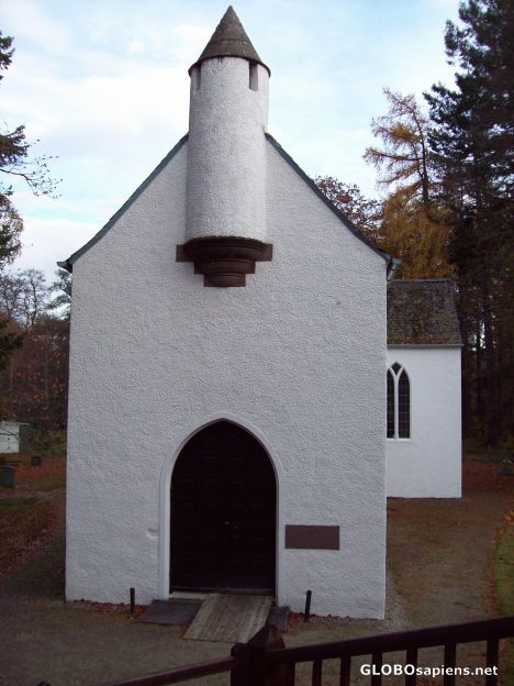 Postcard Little White Church