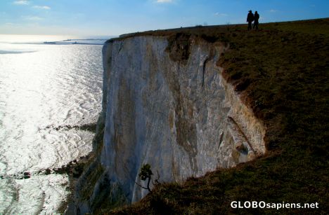 Postcard White Cliffs of Dover (GB) - looking into the West