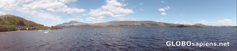 Postcard Loch panorama
