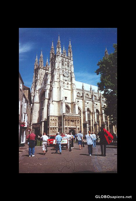 Postcard Canterbury Cathedral