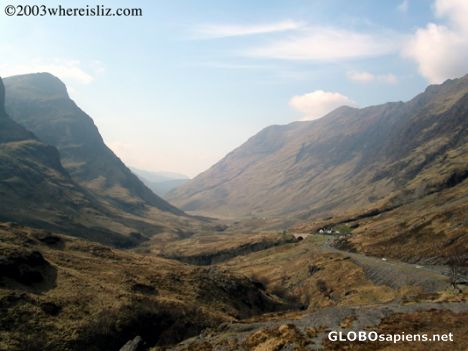 Postcard Glacial Valley, Scotland