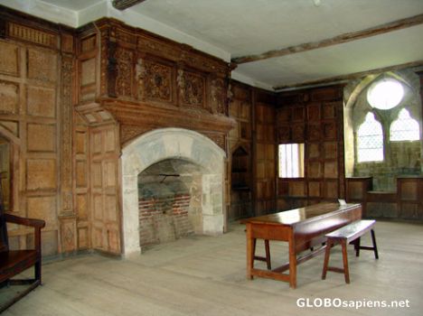Postcard Stokesay Castle Interior