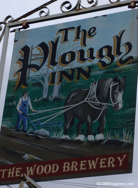 Postcard Plough Inn & Brewery, Winstanstow, Salop