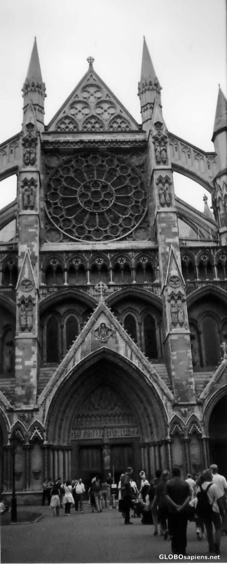 Postcard Westminster Abbey, London England
