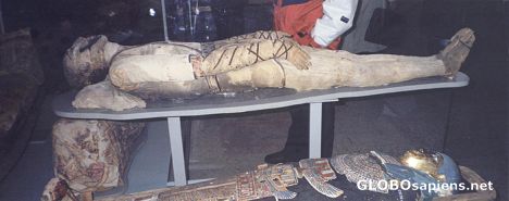 Postcard mummies at the British Museum
