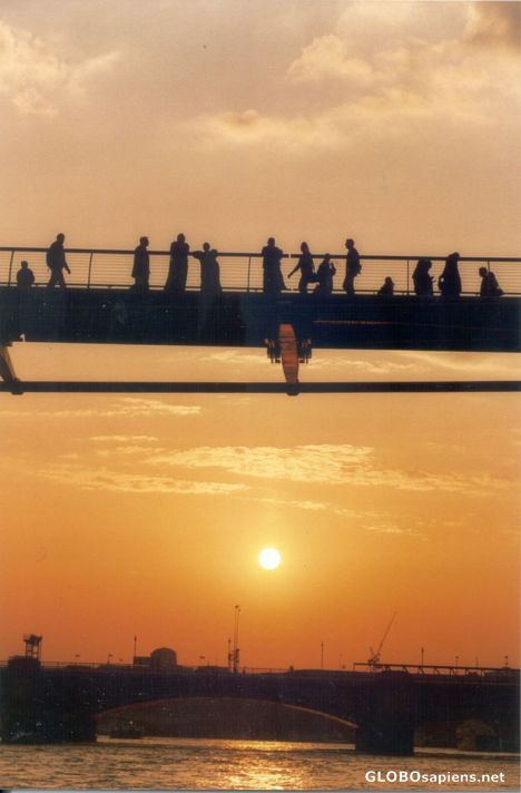 Postcard Sunset on the Thames