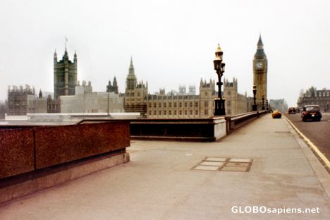 Postcard London Big Ben and The Parliament Building