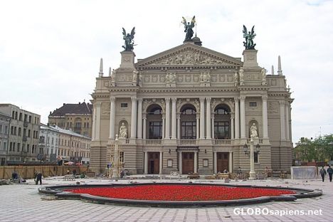 Postcard Lviv Opera