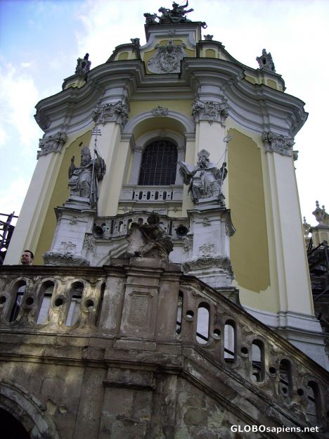 Postcard St. George's Cathedral in Lviv