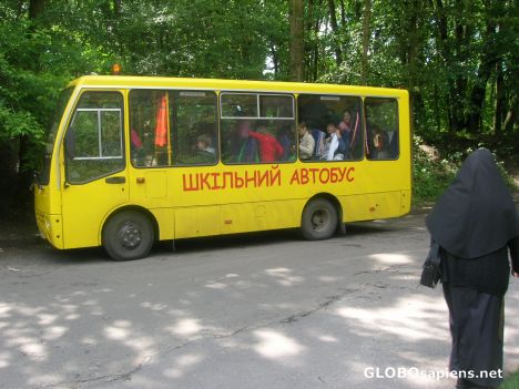 Postcard Bus for students