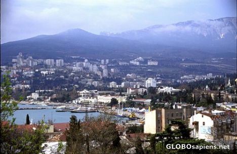 Postcard Yalta - the Crimea