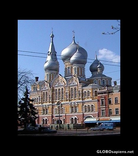 Postcard Ortchodox church in Odessa
