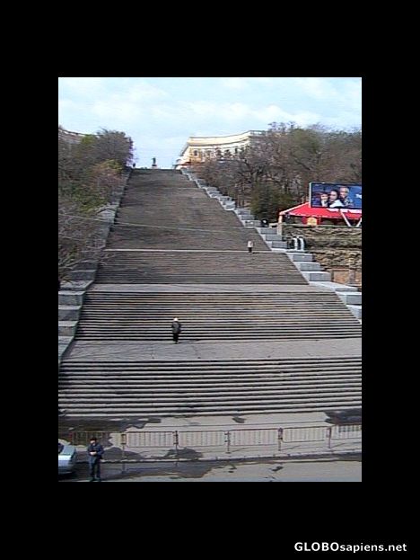 Postcard Odessa stairs