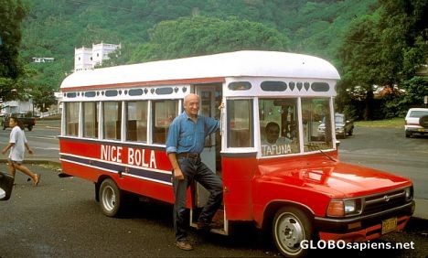 Aiga - public bus in American Samoa