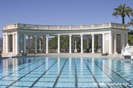Postcard Hearst Castle - Outdoor swimming-pool